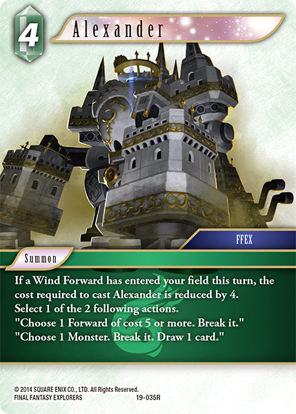 Final Fantasy Opus XIX - 19-035 Alexander