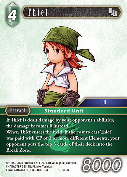 Final Fantasy Opus XIX - 19-040 Thief