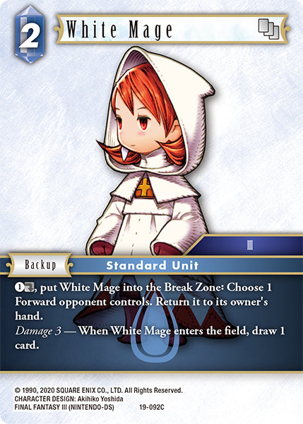 Final Fantasy Opus XIX - 19-092 White Mage