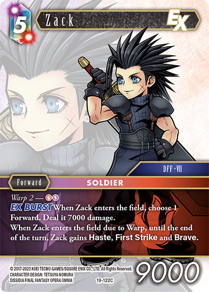 Final Fantasy Opus XIX - 19-122 Zack