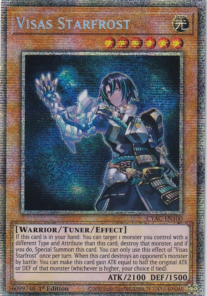 Cyberstorm Access CYAC-EN100 Visas Starfrost Starlight Rare