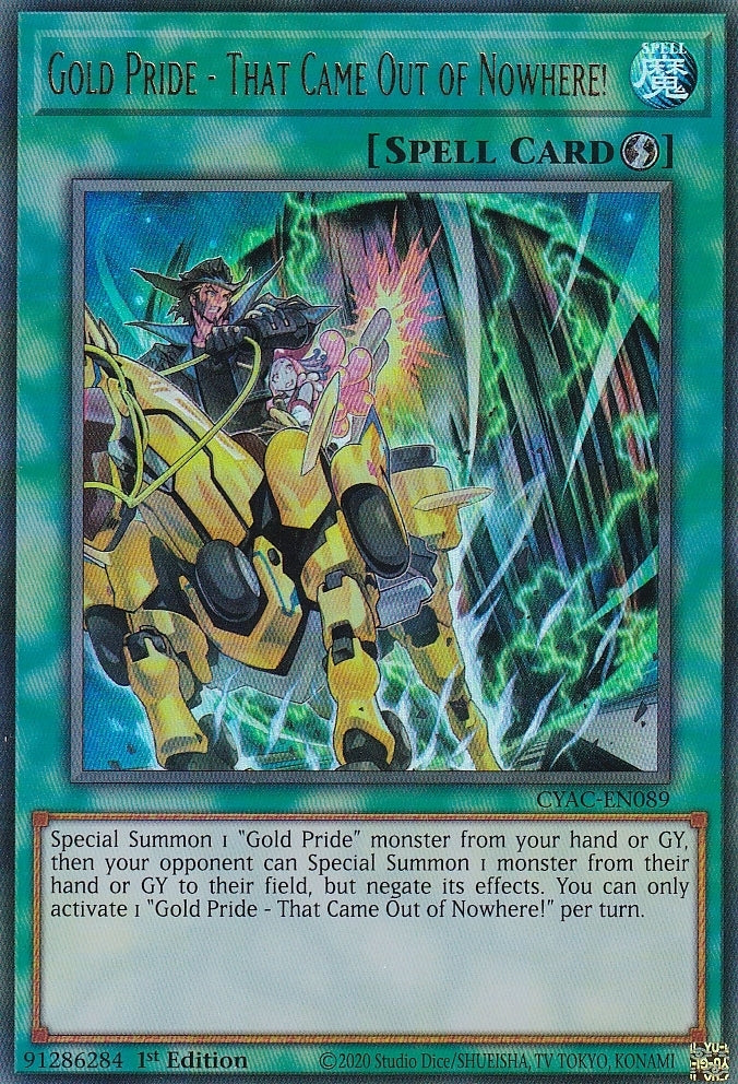 Cyberstorm Access CYAC-EN089 Gold Pride - That Came Out of Nowhere!