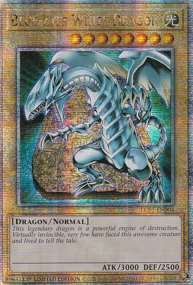 Blue-Eyes White Dragon LC01-EN004 Quarter Century Secret Rare