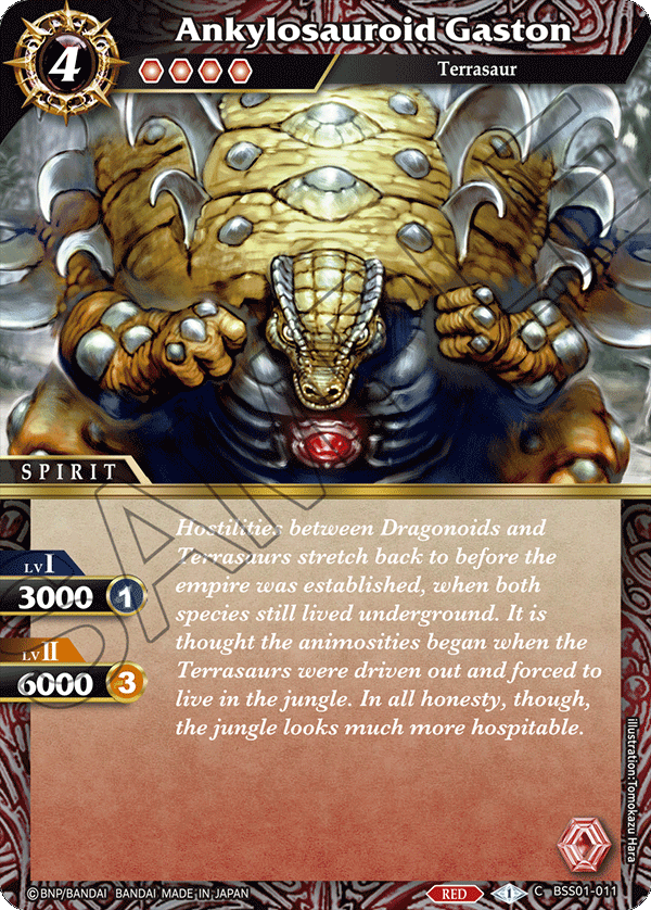 BSS01-011 Ankylosauroid Gaston