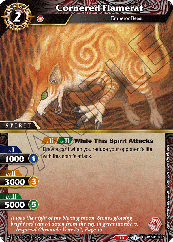 BSS01-017 Cornered Flamerat