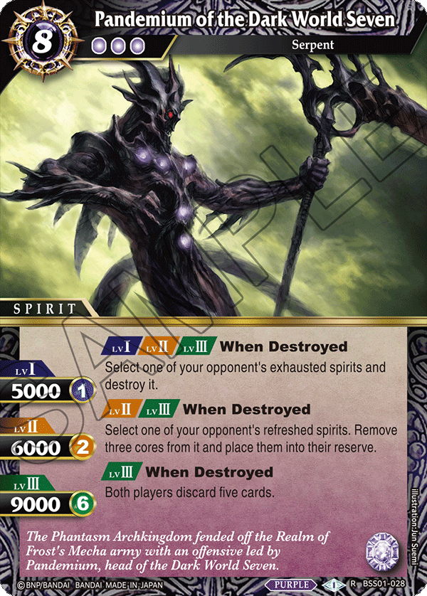 BSS01-028 Pandemium of the Dark World Seven