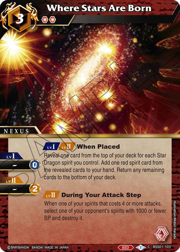 BSS01-103 Where Stars Are Born