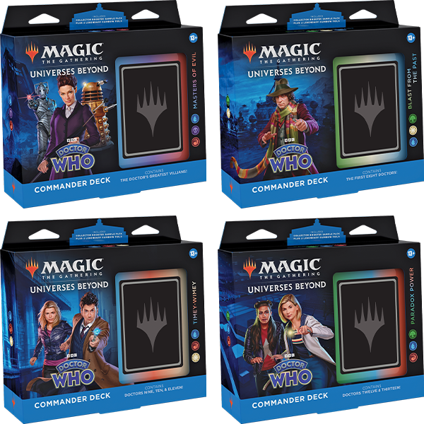 MTG: Universes Beyond: Doctor Who Commander Deck Set Of 4