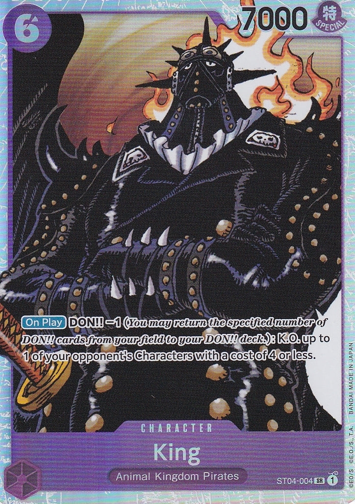 ST04-004 CHARACTER King