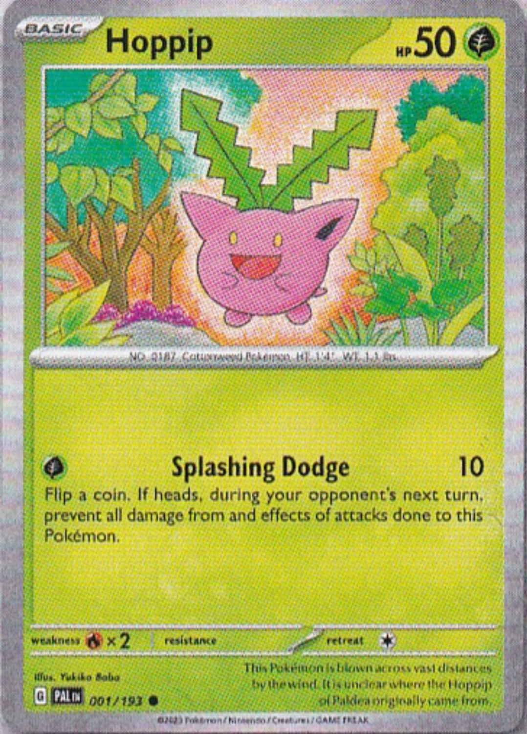 Scarlet & Violet Paldea Evolved 001/193 Hoppip