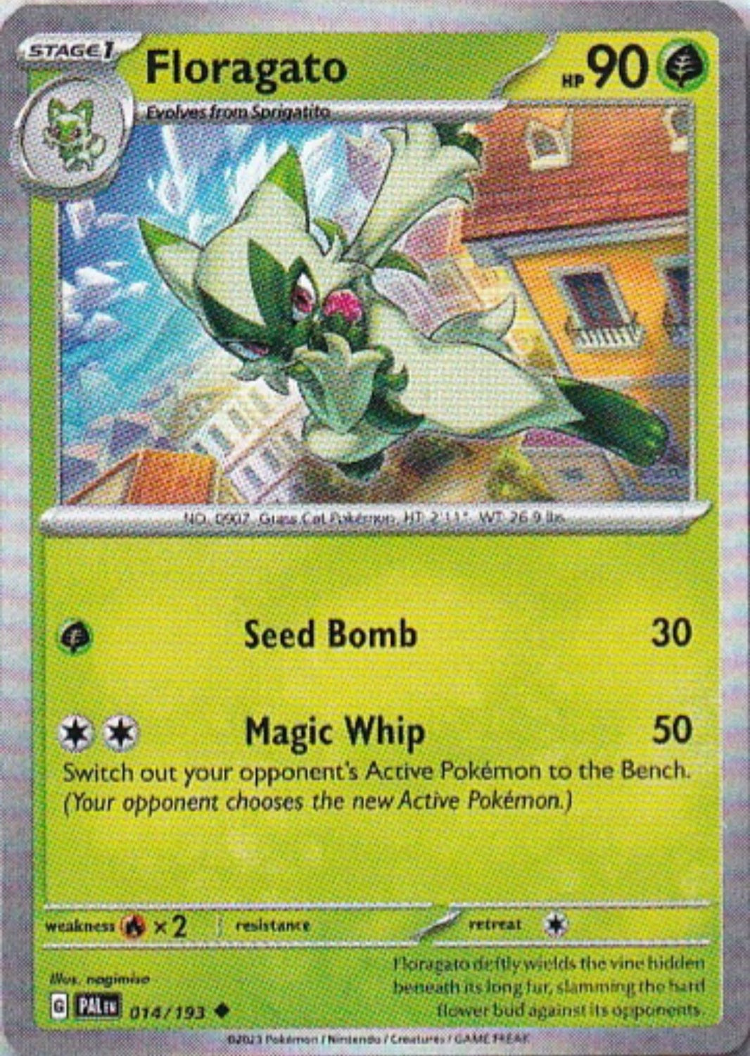 Scarlet & Violet Paldea Evolved 014/193 Floragato