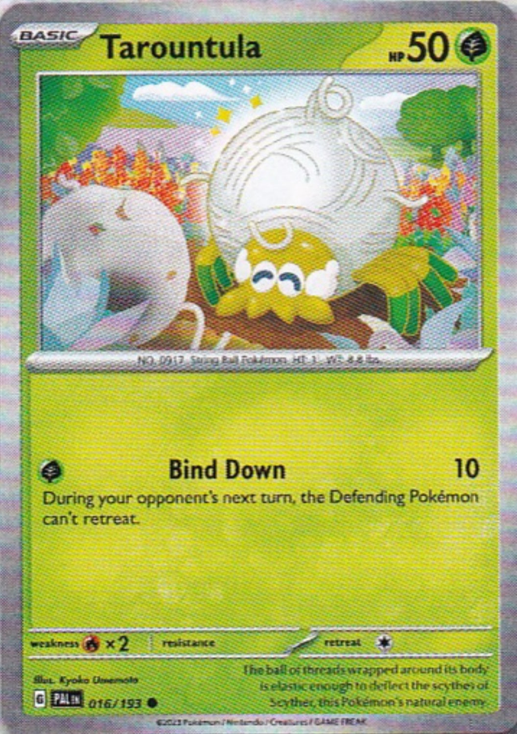 Scarlet & Violet Paldea Evolved 016/193 Tarountula