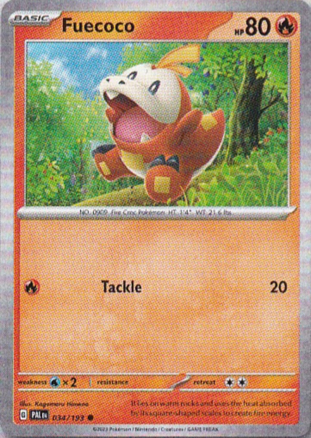 Scarlet & Violet Paldea Evolved 034/193 Fuecoco