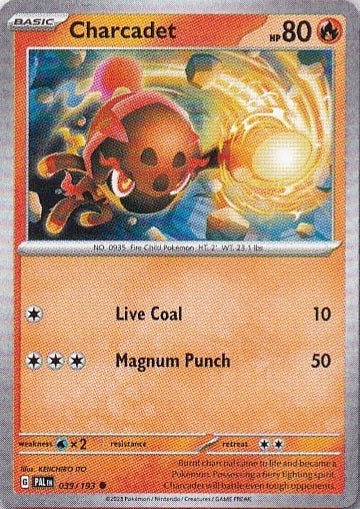 Scarlet & Violet Paldea Evolved 039/193 Charcadet