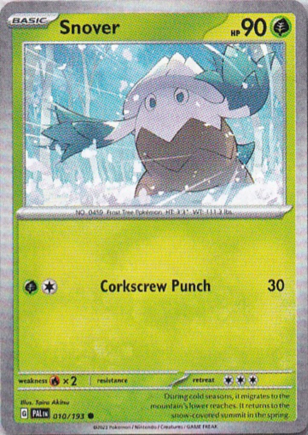 Scarlet & Violet Paldea Evolved 010/193 Snover