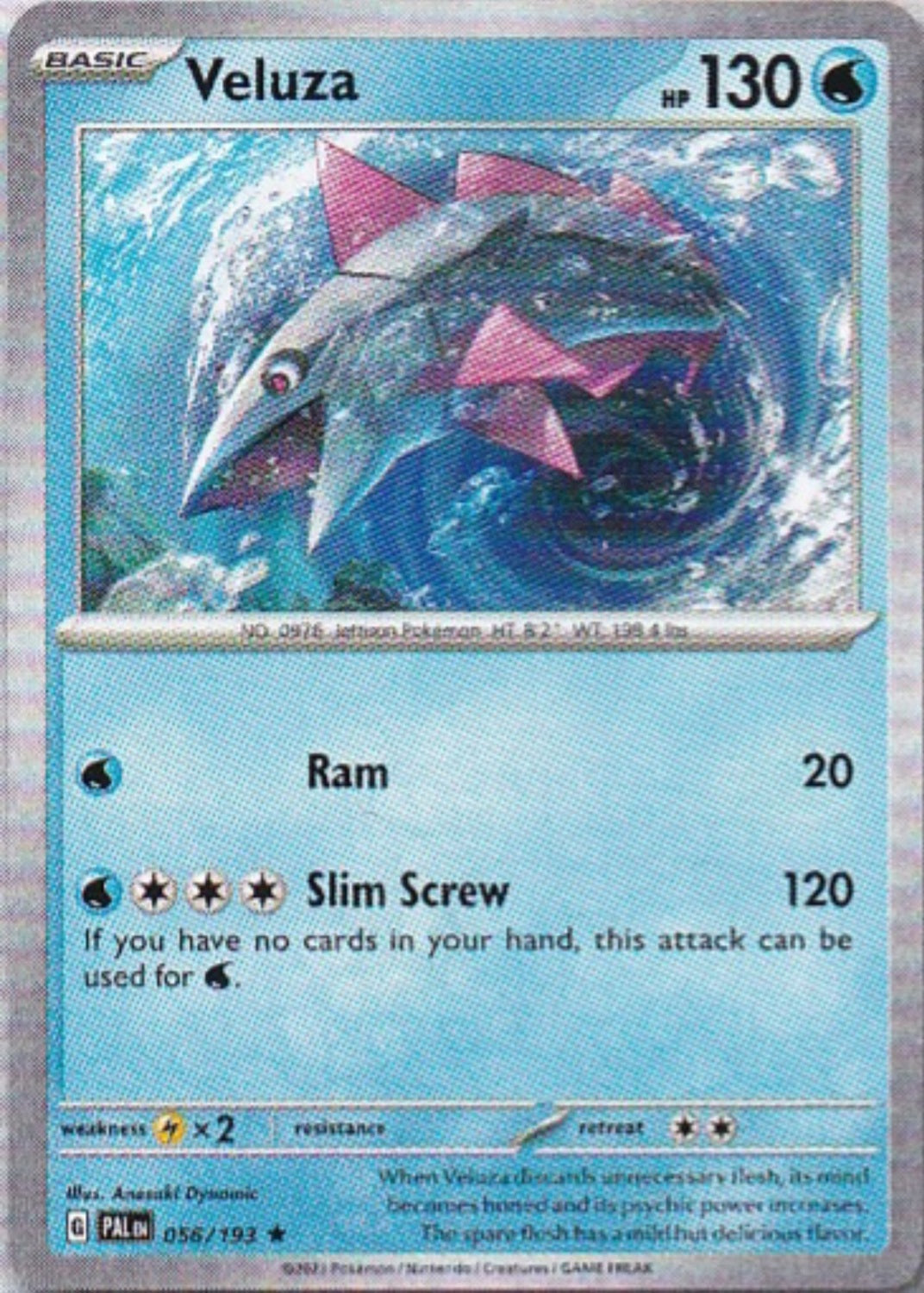 Scarlet & Violet Paldea Evolved 056/193 Veluza