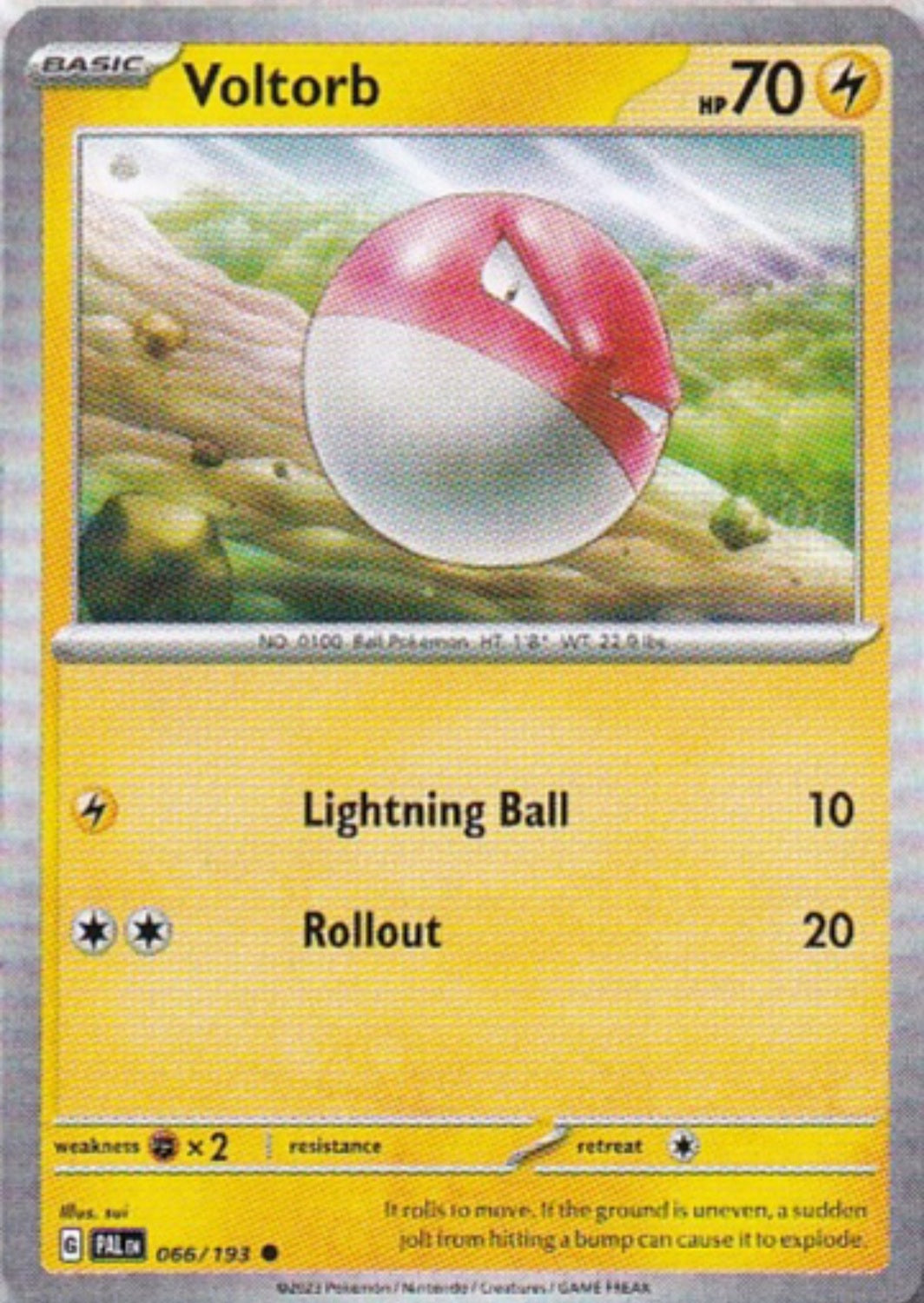 Scarlet & Violet Paldea Evolved 066/193 Voltorb