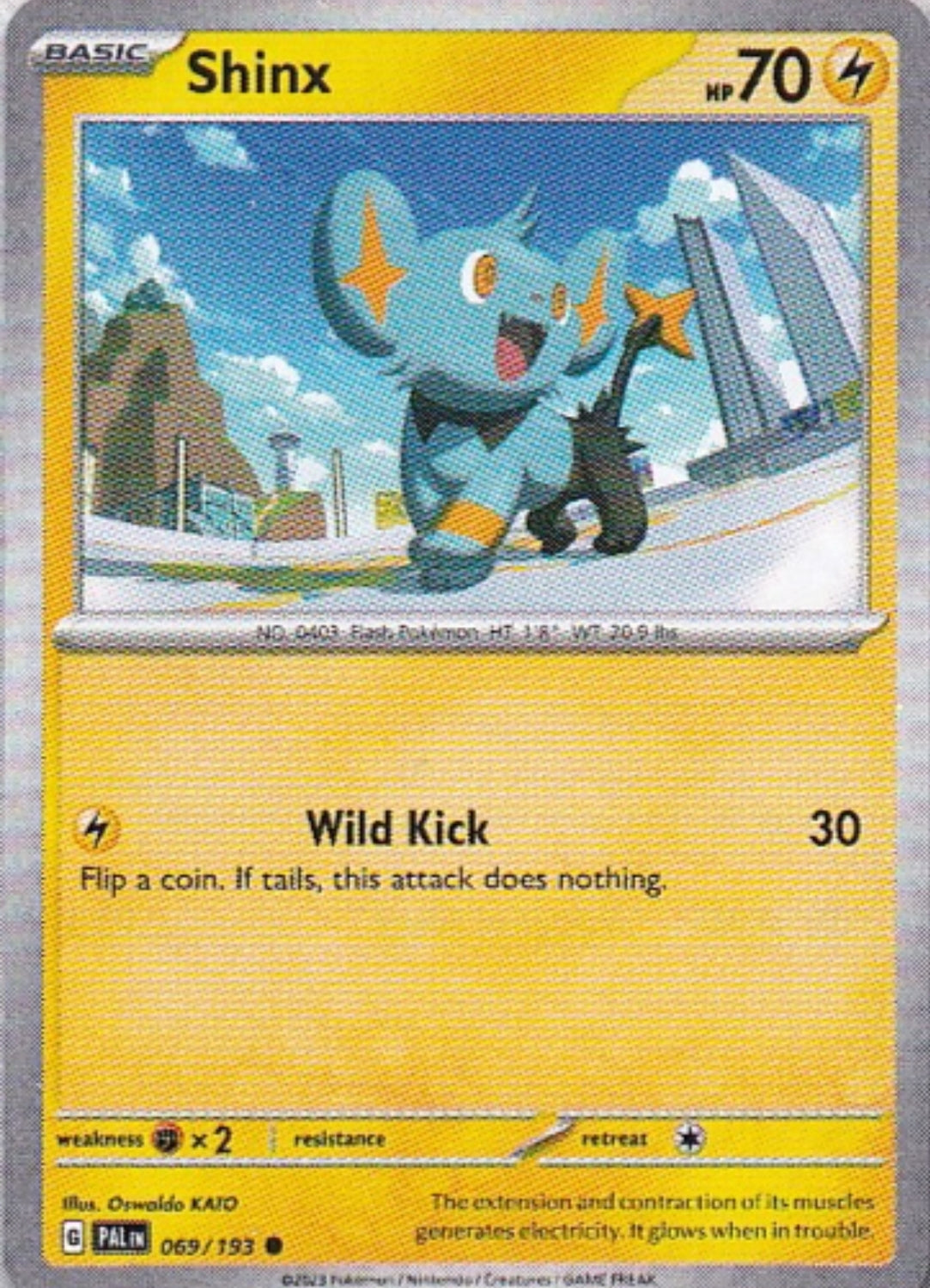 Scarlet & Violet Paldea Evolved 069/193 Shinx