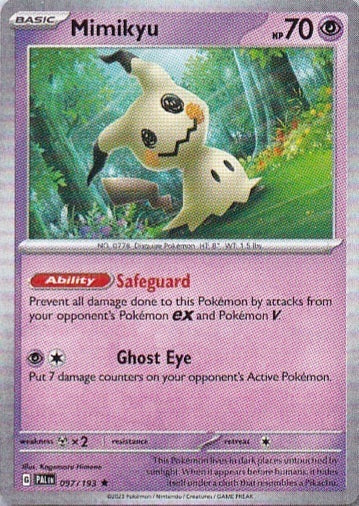 Scarlet & Violet Paldea Evolved 097/193 Mimikyu