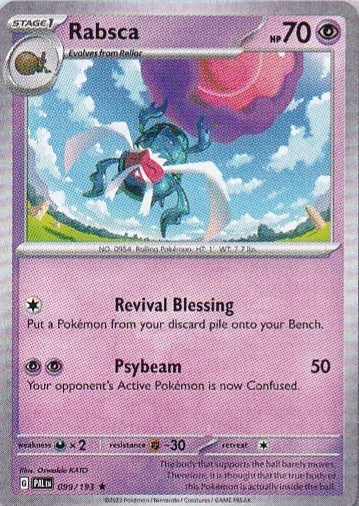 Scarlet & Violet Paldea Evolved 099/193 Rabsca