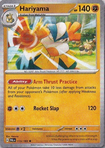 Scarlet & Violet Paldea Evolved 113/193 Hariyama