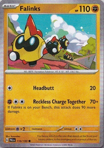 Scarlet & Violet Paldea Evolved 119/193 Falinks Reverse Holo