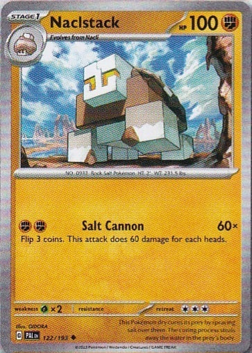 Scarlet & Violet Paldea Evolved 122/193 Naclstack