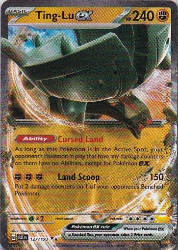 Scarlet & Violet Paldea Evolved 127/193 Ting-Lu ex