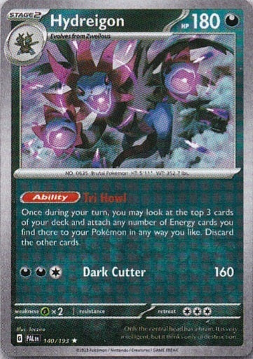 Scarlet & Violet Paldea Evolved 140/193 Hydreigon