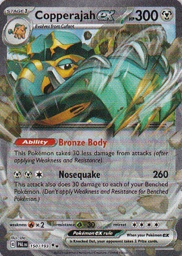 Scarlet & Violet Paldea Evolved 150/193 Copperajah ex