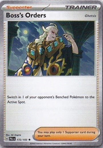 Scarlet & Violet Paldea Evolved 172/193 Boss's Orders