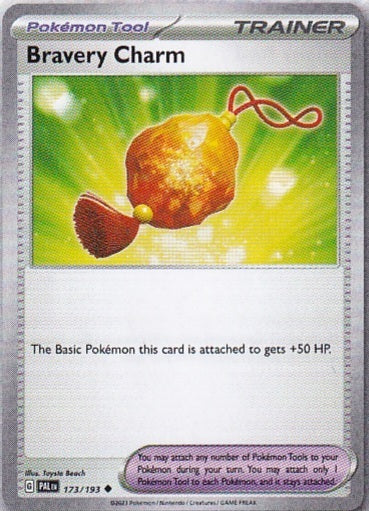 Scarlet & Violet Paldea Evolved 173/193 Bravery Charm