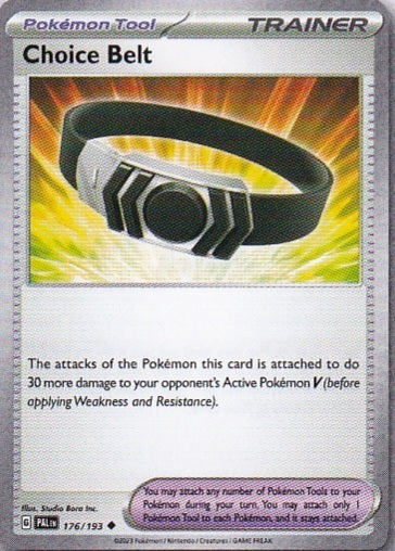Scarlet & Violet Paldea Evolved 176/193 Choice Belt