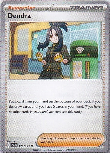 Scarlet & Violet Paldea Evolved 179/193 Dendra