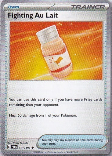 Scarlet & Violet Paldea Evolved 181/193 Fighting Au Lait