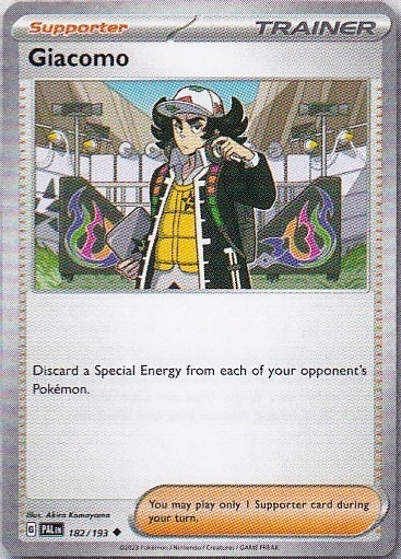 Scarlet & Violet Paldea Evolved 182/193 Giacomo