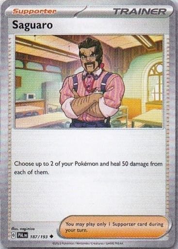 Scarlet & Violet Paldea Evolved 187/193 Saguaro