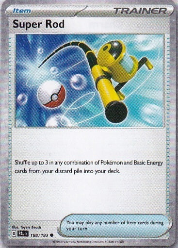 Scarlet & Violet Paldea Evolved 188/193 Super Rod