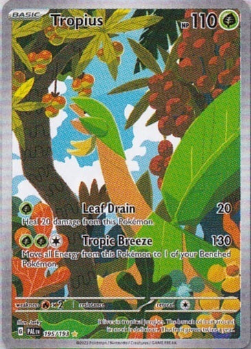 Scarlet & Violet Paldea Evolved 195/193 Tropius