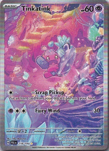 Scarlet & Violet Paldea Evolved 216/193 Tinkatink
