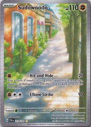 Scarlet & Violet Paldea Evolved 219/193 Sudowoodo