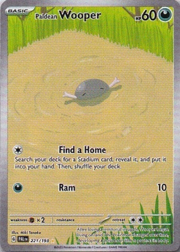 Scarlet & Violet Paldea Evolved 221/193 Paldean Wooper