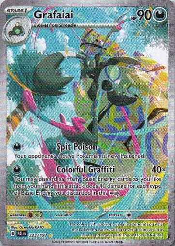 Scarlet & Violet Paldea Evolved 223/193 Grafaiai