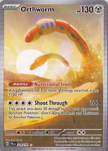 Scarlet & Violet Paldea Evolved 224/193 Orthworm