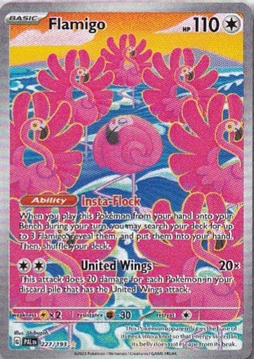 Scarlet & Violet Paldea Evolved 227/193 Flamigo