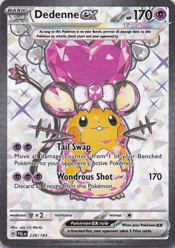 Scarlet & Violet Paldea Evolved 239/193 Dedenne ex