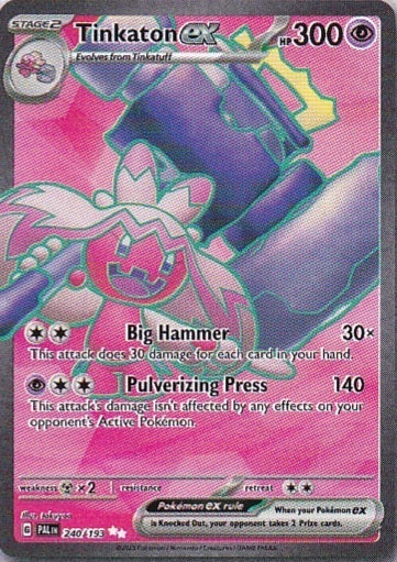 Scarlet & Violet Paldea Evolved 240/193 Tinkaton ex