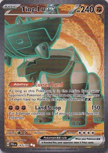 Scarlet & Violet Paldea Evolved 243/193 Ting-Lu ex