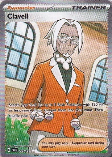 Scarlet & Violet Paldea Evolved 249/193 Clavell