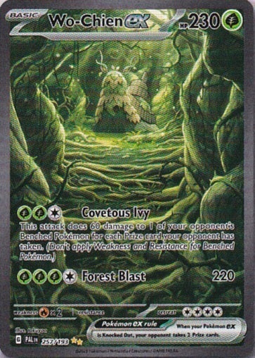 Scarlet & Violet Paldea Evolved 257/193 Wo-Chien ex